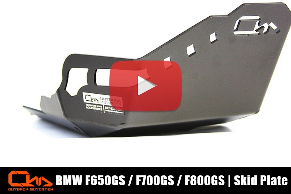BMW F650GS / F700GS / F800GS Skid Plate Installation