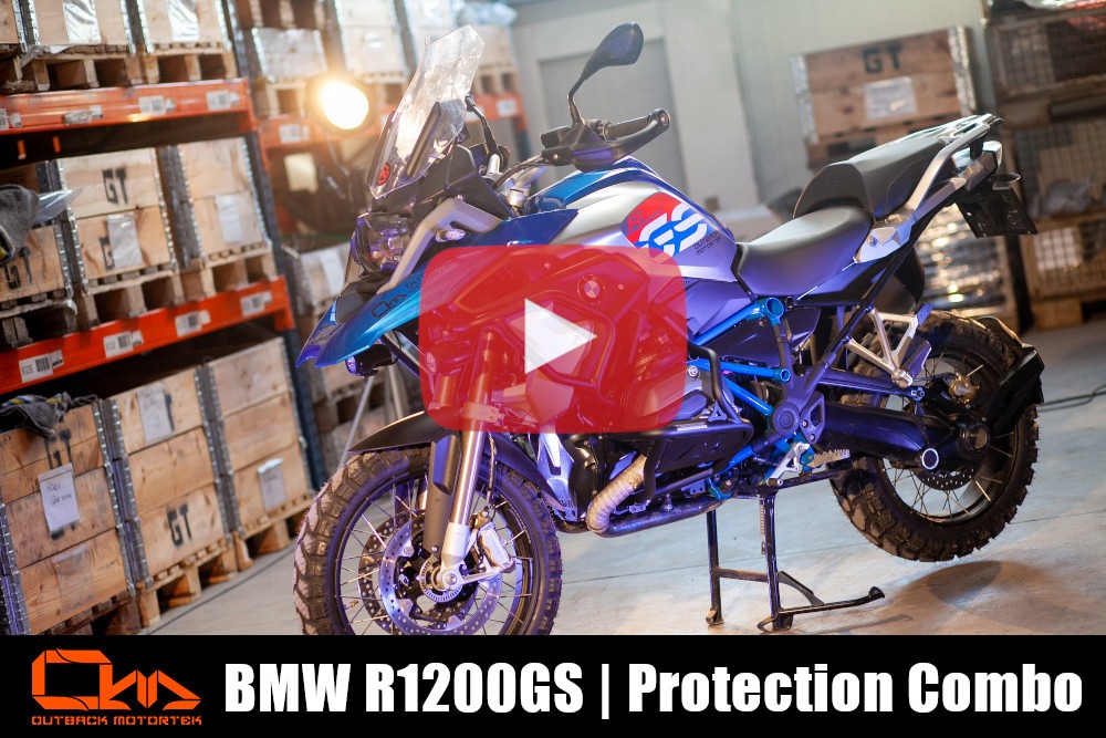 BMW R1200GS LC Installation des Protection Combo