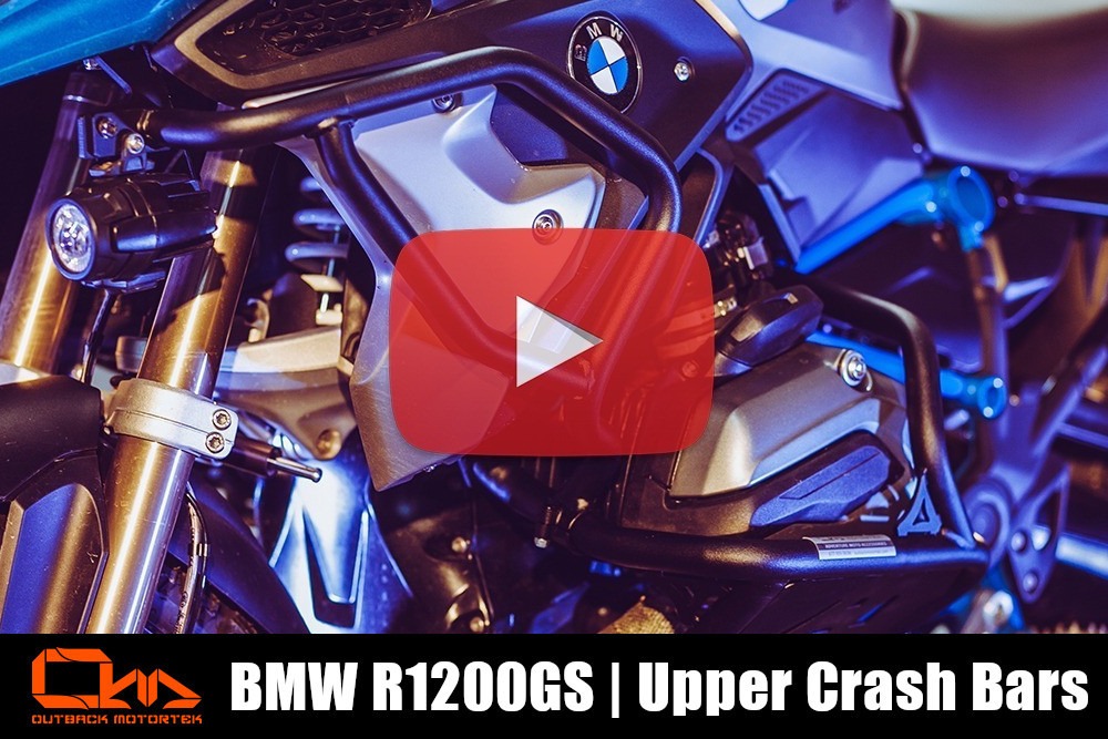 BMW R1200GS Installation des Crash Bars Supérieur