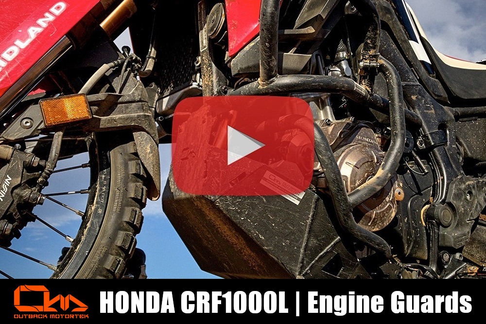 Honda CRF1000L Africa Twin Installation des Protection Moteur