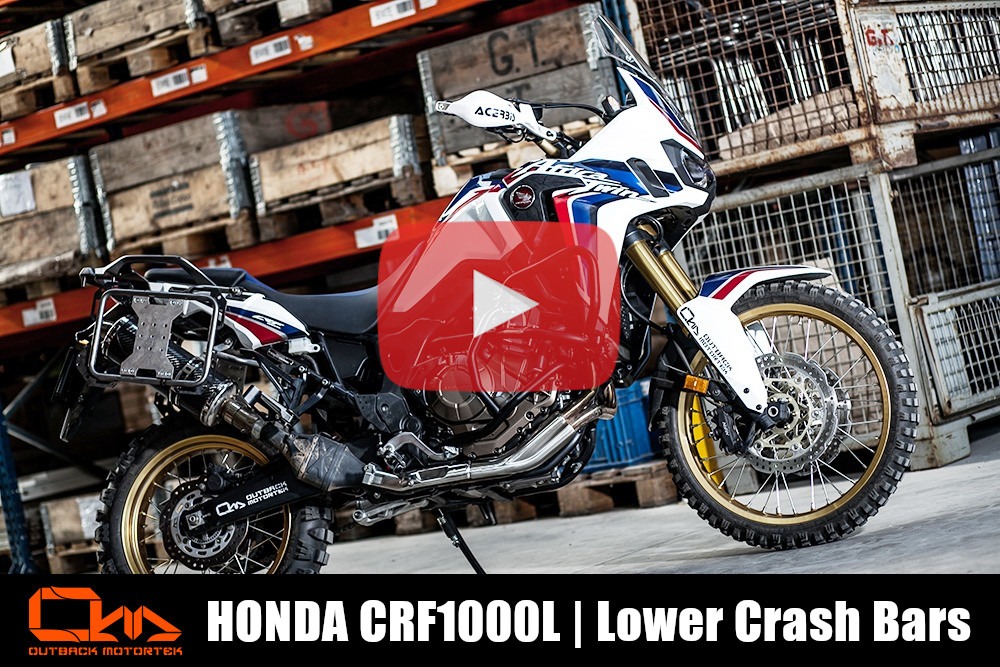Honda CRF1000L Lower Crash Bars Installation