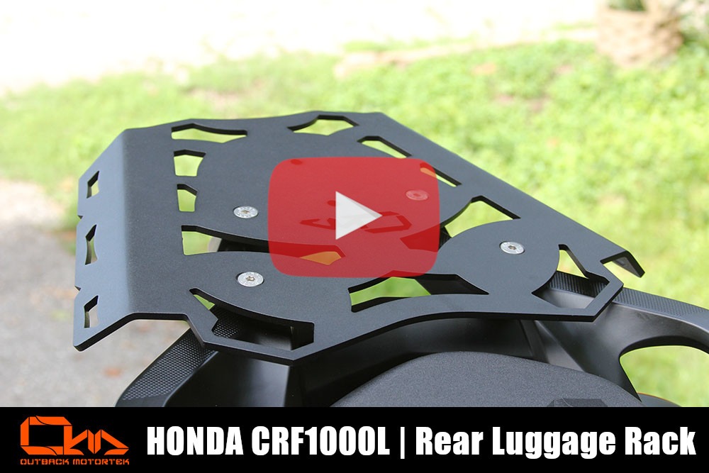 Honda CRF1000L Africa Twin Rear Luggage Rack Installation