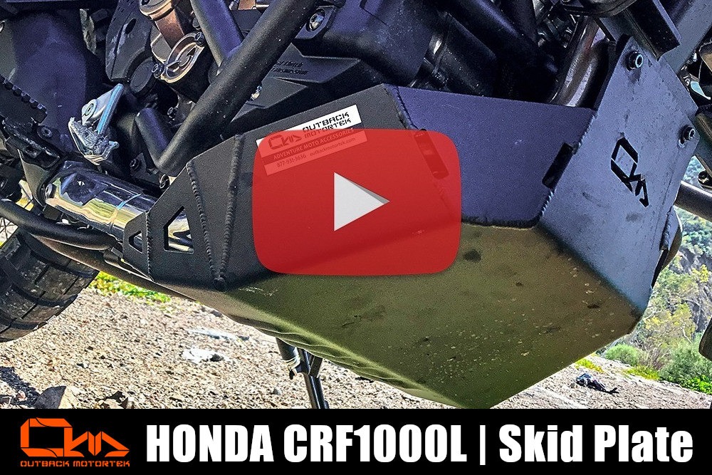 Honda CRF1000L Skid Plate Installation