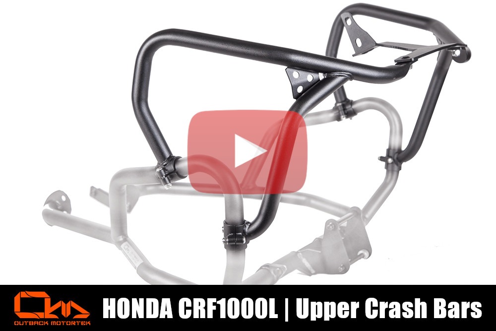 Honda CFR1000L Africa Twin Upper Crash Bars Installation