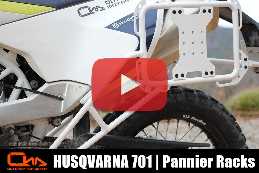 Husqvarna 701 Enduro Pannier Racks Installation