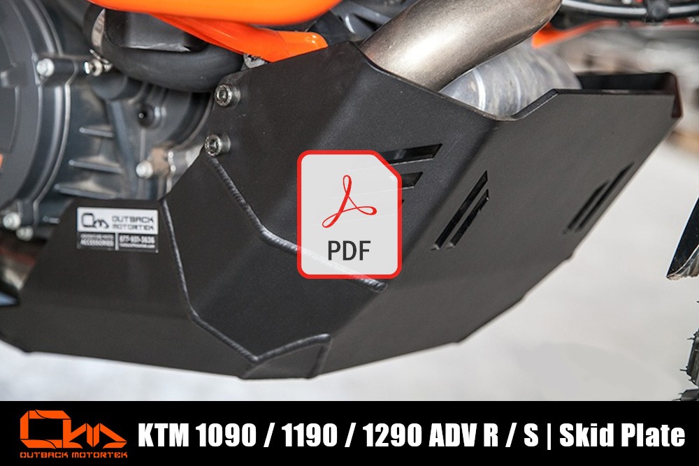 KTM 1090 / 1190 / 1290 Adventure R / S PDF D’installations des Sabot Moteur