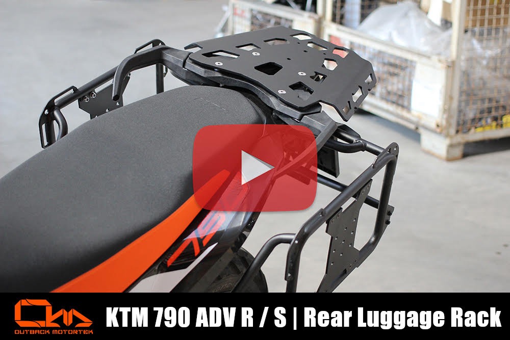 KTM 790 Adventure R / S Rear Luggage Rack Installation