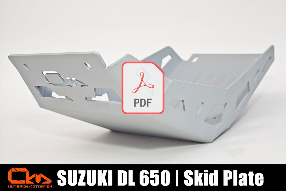 Suzuki DL 650 Skid Plate Installation
