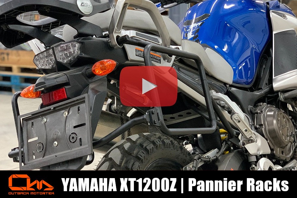 Yamaha XT1200Z Super Tenere Installation des Support Bagage Latéral