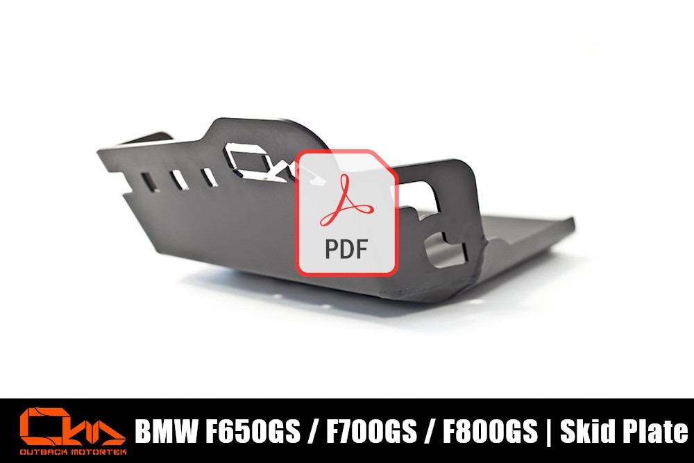 BMW F800GS PDF D’installations des Sabot Moteur