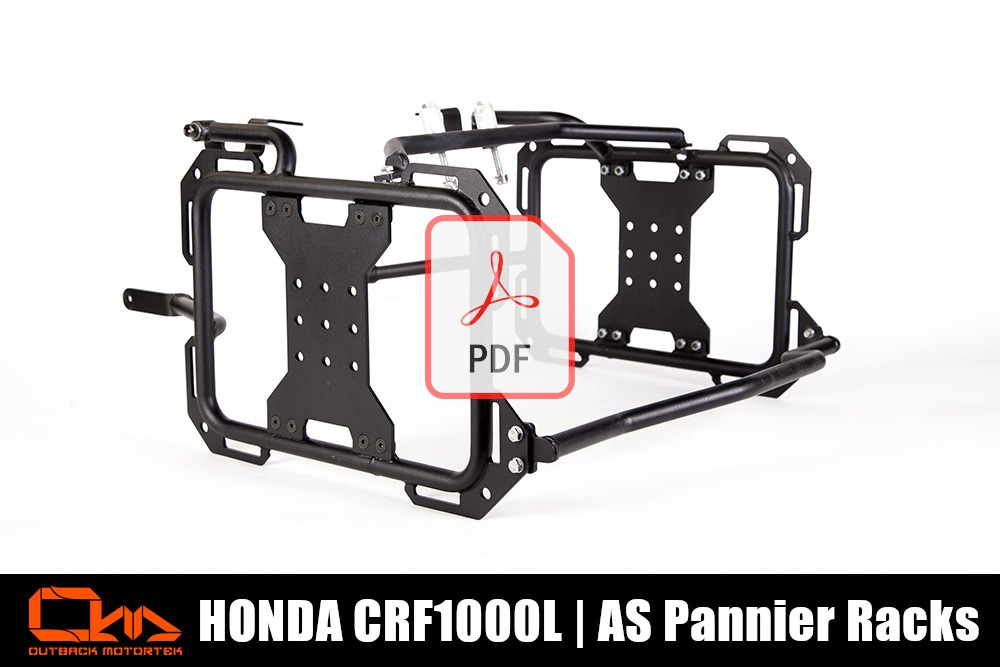 Honda CRF1000L Africa Twin Pannier Racks Adventure Sports PDF Installation