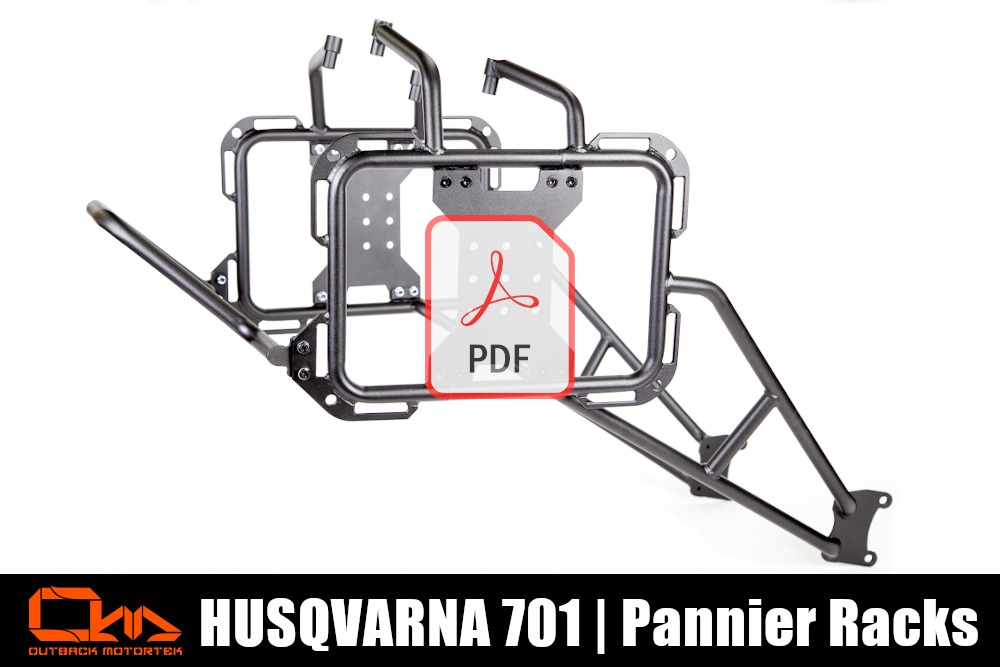 Husqvarna 701 PDF D’installations des Support Bagage Latéral