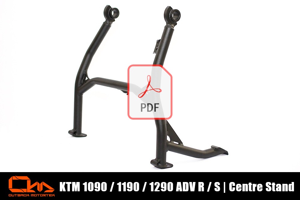 KTM 1090 / 1190 / 1290 Adventure R / S Centre Stand PDF Installation