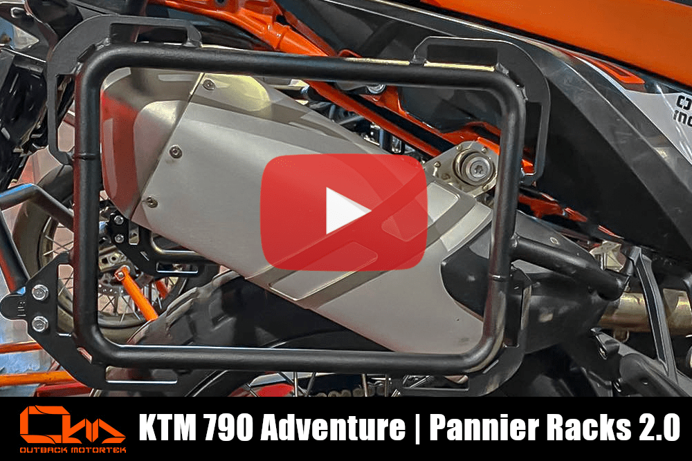 KTM 790 Adventure R / S Installation des Support Bagage Latéral 2.0