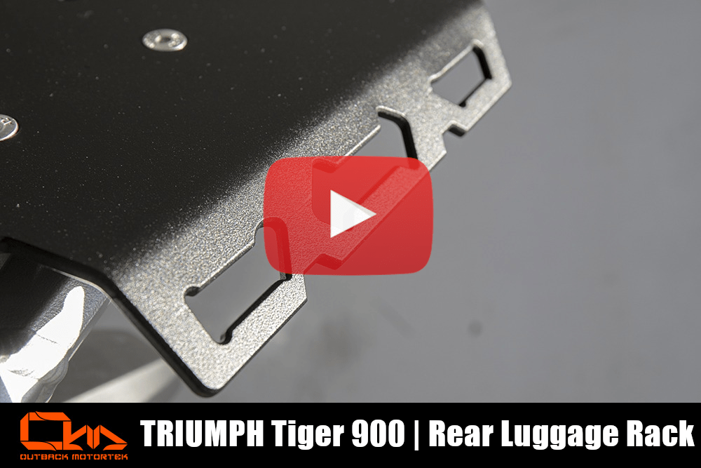 Triumph Tiger 900 Installation des Porte-Bagages Arrière