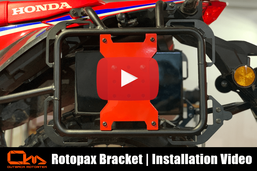 Installation des Rotopax Bracket