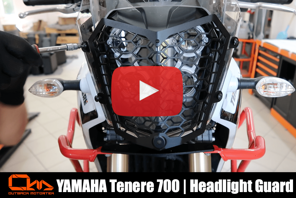 Tenere 700 Headlight Guard Installation Video