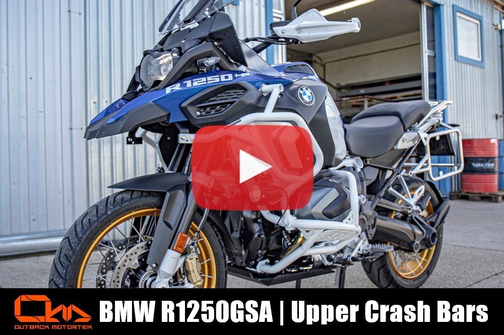 BMW R1250GS Adventure Upper Crash Bars Installation