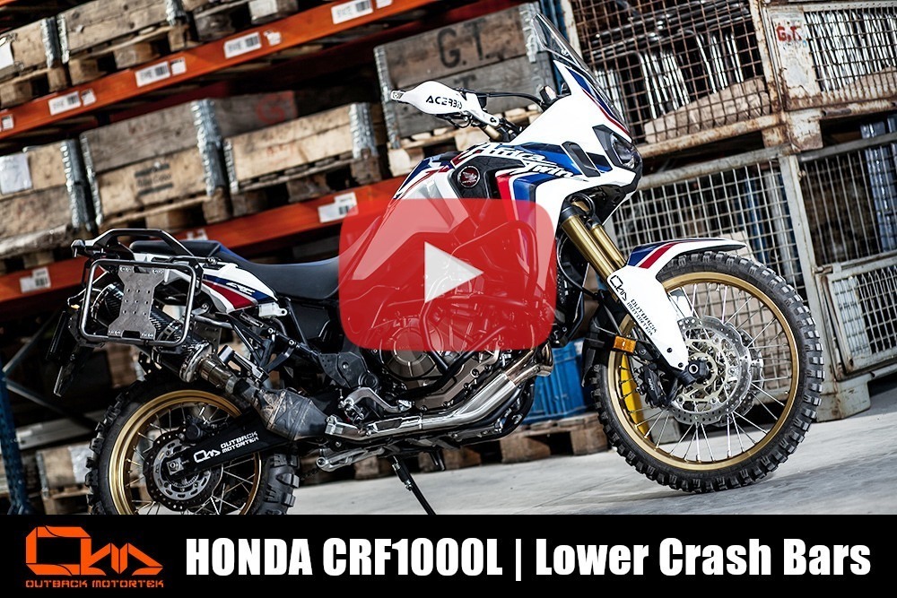 Honda CRF1000L Lower Crash Bars Installation