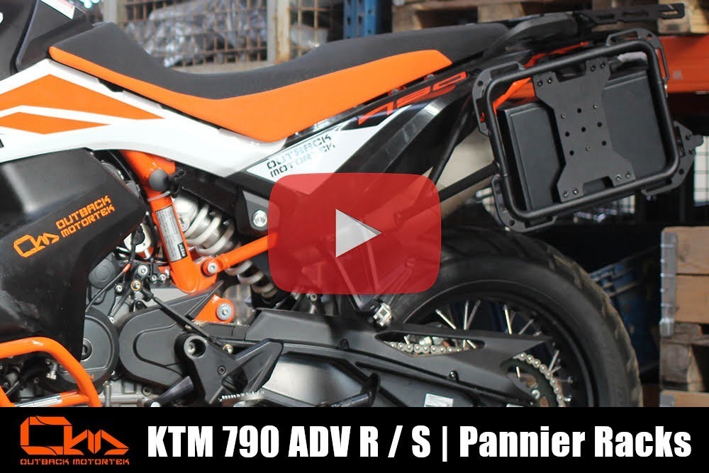 KTM 790 Pannier Racks Installation