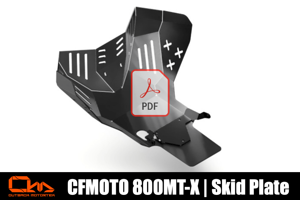 BMW F800GS Skid Plate PDF Installation